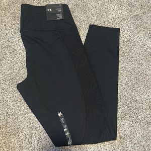 Under Armour Large Black Compression High Rise Full Length Pants
